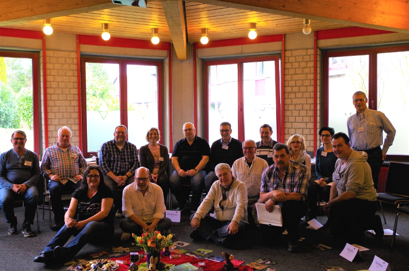 Gruppenfoto der Teilnehmerinnen und Teilnehmer der Gruppenleitungsschulung 2017